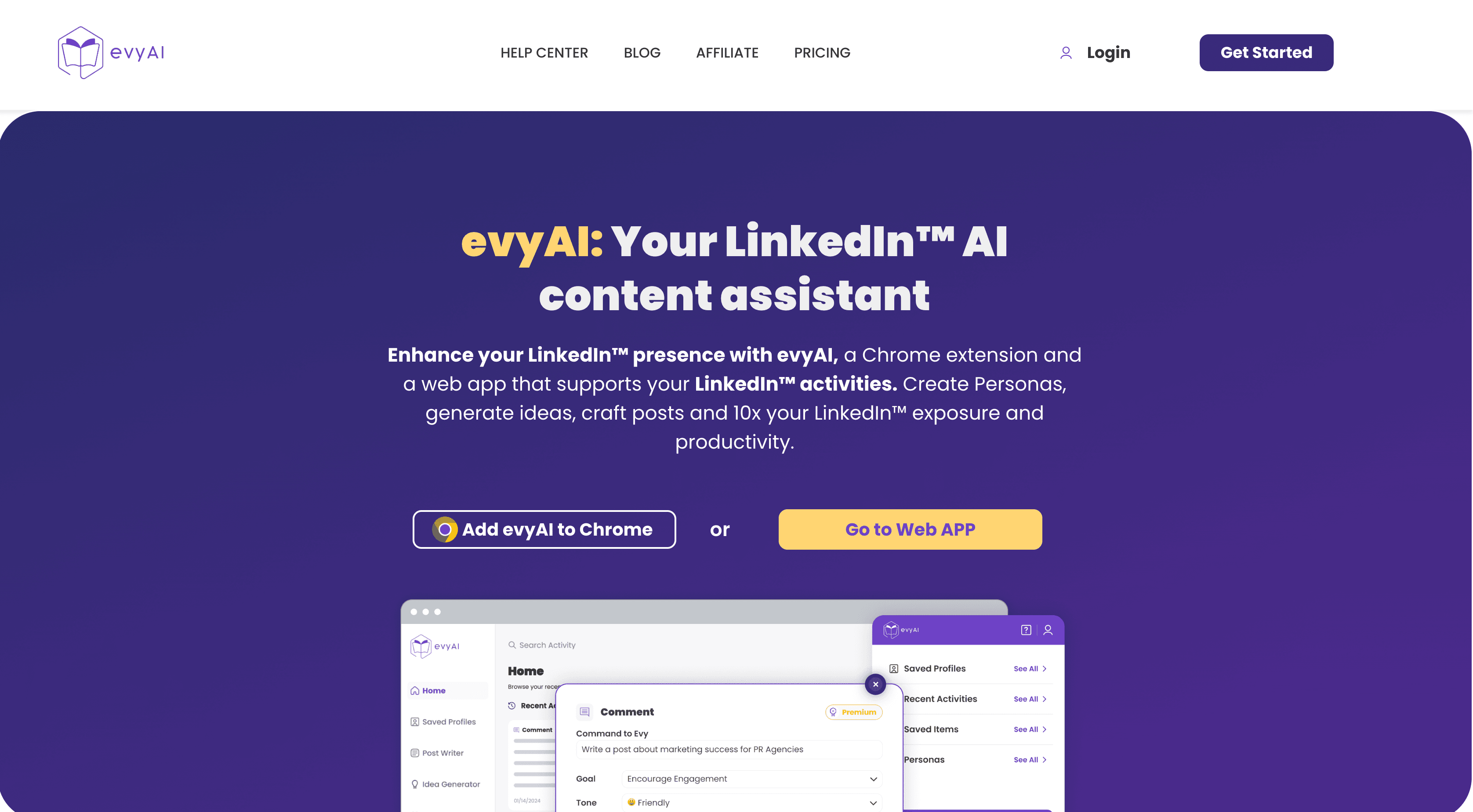 Evyai screenshot